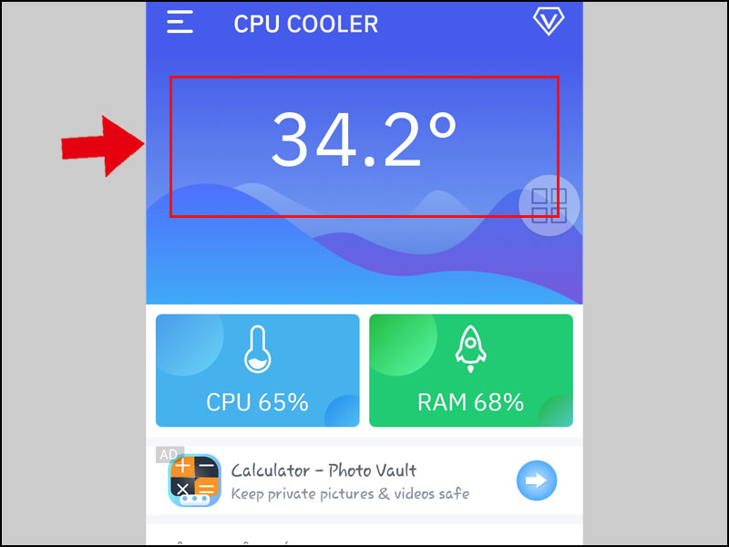 Kiểm tra nhiệt độ Samsung